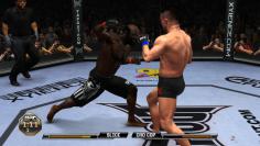 Traumkampf: YouTube-Schläger Kimbo Slice (l.) trifft auf Kickbox-Legende Mirko "CroCop" Filipovic - in UFC Undisputed 2010 kein Problem.