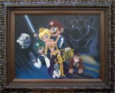 Super Mario trifft Star Wars - Grandiose Mario-Gemälde kosten 800 Dollar