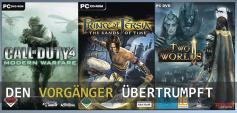 Call of Duty 4, Prince of Persia: Sands of Time und Two Worlds 2 sind nur einige Beispiele für außerordentlich gut gelungene Fortsetzungen. Weitere findet ihr in unserer Galerie.
