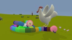 [b]Noby Noby Boy[/b] - Im PS3-Spiel steuert ihr das Vorder- und Hinterteil eines eigentümlichen Wurst-Wesens. Verknoten, Levels erkunden, Spaß haben. Ach ja: Fällt euch das Hinterteil ab, esst ihr es einfach wieder auf - abgefahren!