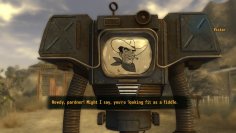 [b]Victor[/b] - Der Fallout New Vegas-Roboter lockt euch nach New Vegas. Er taucht mysteriöserweise immer zum richtigen Zeitpunkt auf. Was das auf sich hat, erfahrt ihr im Spiel. - [i]Leser-Vorschlag[/i]