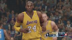 Die Gesichter der einzelnen Athleten sind wirklich toll umgesetzt, besonders lebensecht wirken Stars wie LeBron James oder - hier im Bild - Kobe Bryant.