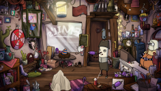 The Inner World: Der letzte Windmönch - Studio Fizbin zeigte uns neues Gameplay von Flötennase Robert und seinem Taubengefährten Hack