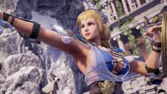 Sieht harmlos aus, kann aber vernichtend zuschlagen: Sophitia Alexandra ist ein bekannter Charakter aus der <em>Soul Calibur</em>-Serie und wird auch im neuen Teil von Anfang an mit dabei sein.<br>
 