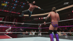 Sowohl AJ Styles als auch sämtliche seiner Kollegen kommen
natürlich mit ihren jeweiligen Signature-Moves daher.