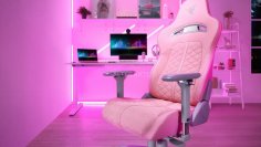 Razer Enki Gaming-Stuhl in pink für 399,99€ statt 449,99€.