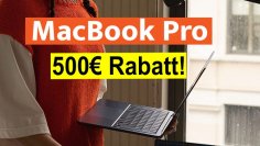 MacBook Pro M1 mit 500 Euro Rabatt - auch MacBook Air M1/M2 günstiger