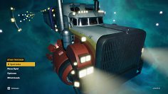 Eine Szene aus dem Videospiel "Star Trucker"