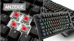 Preisschmelze: Gaming-Tastatur Sharkoon Skiller SGK25 RGB mit Hot-Swap auf 35 € gestürzt