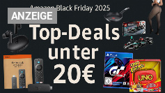 Der billigste Amazon Black Friday: Rabatte bis 66% - das sind die 50 besten Deals unter 20 Euro