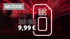 30 GB für 9,99€: Doppeltes Datenvolumen beim Vodafone Black Week Deal