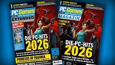 Die beiden Heftvarianten der PC Games 02/26