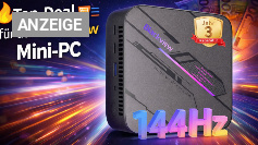 Solange Aktionsvorrat reicht: Starker Mini-PC bei Amazon zum Spitzenpreis - AMD Ryzen 5, 16 GB RAM, 512 GB SSD, 3 J. Garantie