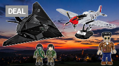 Cobi bei Amazon befristet im Angebot: F-117 Nighthawk und P-51D Mustang aus Klemmbausteinen