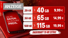 15 GB dauerhaft gratis: Vodafone erhöht beliebte CallYa-Tarife ohne Aufpreis