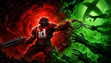 idSoftware Doom Marine kämpft gegen Xbox-Hände