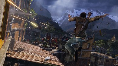Uncharted 2: Among Thieves
Im Jahr 1292 reiste Marco Polo, der mehr als 20 Jahre am Hofe des chinesischen Herrschers Kublai Khan gedient hatte, zurück nach Europa. Zwar kam er dort wieder an, was genau mit den anderen Schiffen seiner Flotte sowie deren Besatzung geschah, weiß jedoch niemand. Grund genug für Nathan Drake, der Sache auf den Grund zu gehen!
 