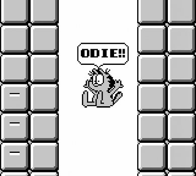 Drei Figuren, dreimal das gleiche (geklaute) Spiel: Garfield’s Labyrinth aus Europa, Mickey Mouse 4 (Japan) und The Real Ghostbusters (Nordamerika). Traurig: Während Micky und Garfield nach ihrem (laut Spiel) geliebten Partner rufen, ist Venkman offensichtlich sehr einsam. &nbsp;