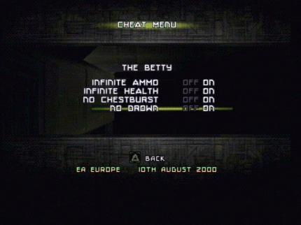 Alien - Die Wiedergeburt - Cheats