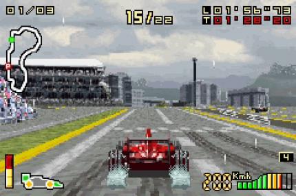 F1 2002 bietet wechselnde Wetterbedingungen 
während der Rennen.
