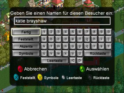 Hier geben Sie dem Gast den Namen Ihrer Wahl.