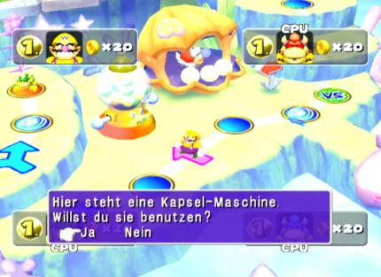 An den Kapsel-Maschinen erhaltet ihr eure Items.