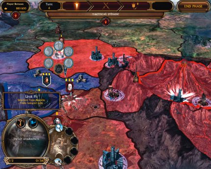 Der Ringkrieg-Modus orientiert sich stark an der Total-War-Serie