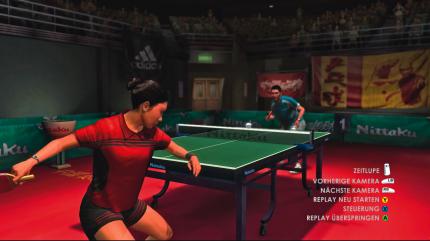 Diesen laschen Ball wird Kumi gleich mit Schmackes zurückpfeffern. 
BILD: XBOX-ZONE