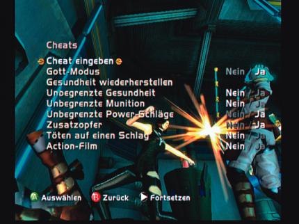 Nach der Eingabe unserer Codes dürfen Sie die Effekte nach Belieben ein- und ausschalten. 
BILD: XBOX-ZONE