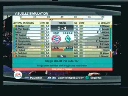 Die visuelle Simulation zeigt euch, was auf dem Feld so los ist. 
BILD: N-ZONE