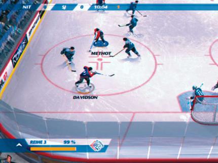 Mit den Nürnberg Ice Tigers gegen die San Jose Sharks? Kein Problem in NHL 07. 
BILD: PLAYZONE