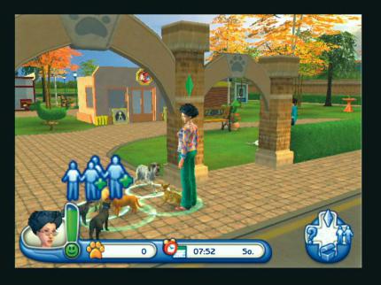 Der Stadtpark ist ein völlig neues Szenario in der Sims-Welt.
BILD: N-ZONE