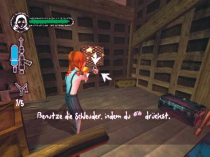 Hier seht ihr Jennys Sekundärwaffe im Einsatz.
BILD: N-ZONE