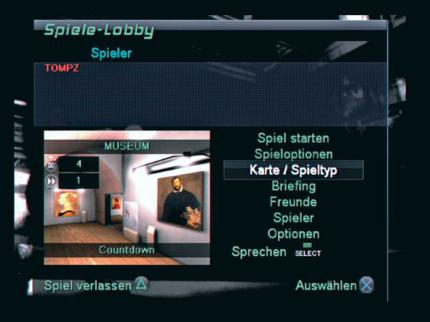 In der Lobby können Sie alle wichtigen Einstellungen vornehmen und zudem eine Runde plaudern. 
BILD: PLAYZONE