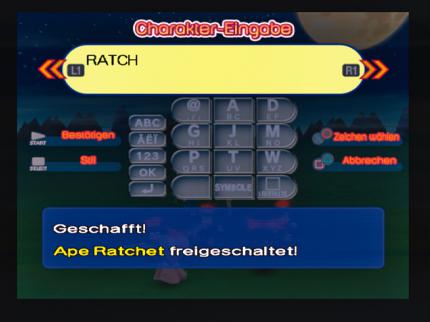 Geben Sie die geheimen Passwörter ein und schon bekommen die durchgeknallten Primaten Zuwachs. 
BILD: PLAYZONE