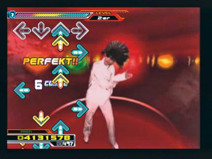 Bei den lizenzierten Songs wird im Hintergrund das dazugehörige Video abgespielt. 
BILD: PLAYZONE