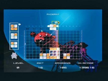 Sieht aus wie Lumines, spielt sich wie Lumines, ist Lumines. BILD: PLAYZONE