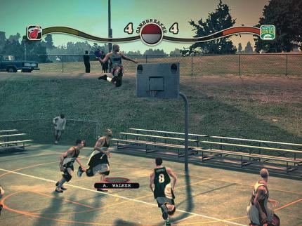Die völlig überzogenen Moves verleihen NBA Street Homecourt seinen Coolness-Faktor.