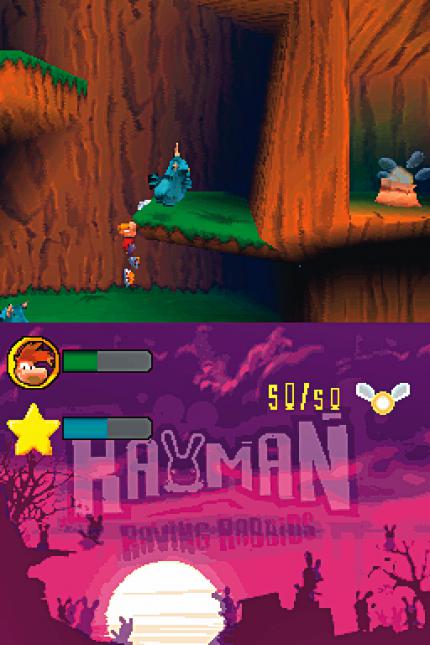 Hier steuert ihr Rayman direkt per Steuerkreuz. 
BILD: N-ZONE