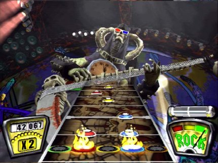 SOLOAUFTRITT Dieser Rock-Dämon ist der 
einzige freischaltbare Charakter. BILD: PLAYZONE