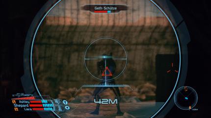 Auch bei Mass Effect darf man die Sniper-Sau mimen