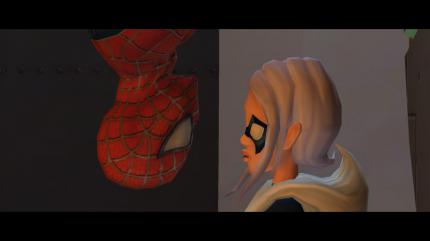 Filmanspielung. Hier hängt Spidey nicht mit Mary Jane, sondern mit Black Cat ab.
