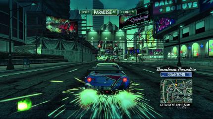 Volles Rohr! Auch Burnout Paradise geizt nicht mit Effekten und lässt ordentlich die Grafikmuskeln spielen.