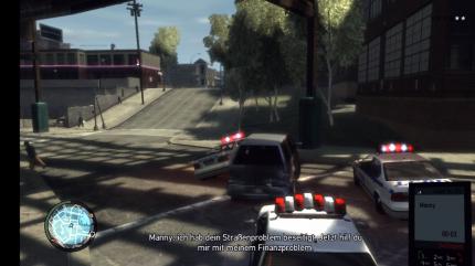 OXM - Xbox 360 - Grand Theft Auto IV: Um vor der Polizei zu flüchten, müsst ihr aus deren Fahndungsradius auf dem Radar entkommen.