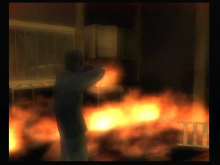 Feuer ist zentrales Spielelement. Ihr löst damit Rätsel und benutzt es als Waffe! (Alone in the Dark, Wii)