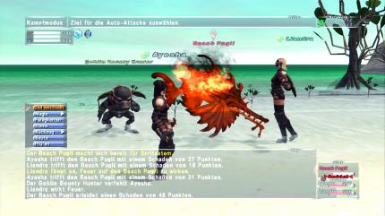 Los! Gehen wir an den Strand! Dort machen wir ein Lagerfeuer, grillen Fisch und verprügeln die Jungs von der Gobbo-Gang …