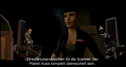 BESATZUNG In eurem Schiff begleiten euch Roboter Proxy und eure Pilotin Juno, die auch im Story-Verlauf tragende Rollen spielen. (BILD: N-ZONE)