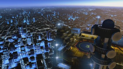 Majestätisch: Die Grafik mag technisch nur Mittelmaß sein, die Stadt beeindruckt dennoch immer wieder. (BILD: play³)