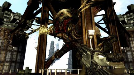 Resistance 2 (PS3) - Pfui Spinne! Zwischen- und Endgegner sind vor allem optisch extrem imposant. Spielerisch hingegen bringen sie euch nur leicht ins Schwitzen. (BILD: play³)
