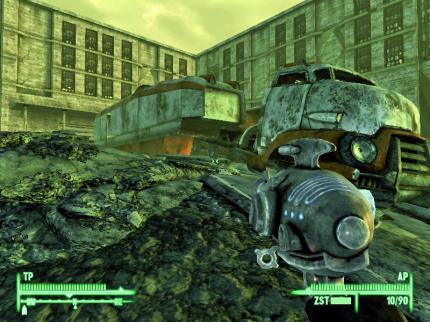 Auf der Ladefläche des Lasters am Nuka-Cola-Werk finden Sie eine Flasche Quantum.